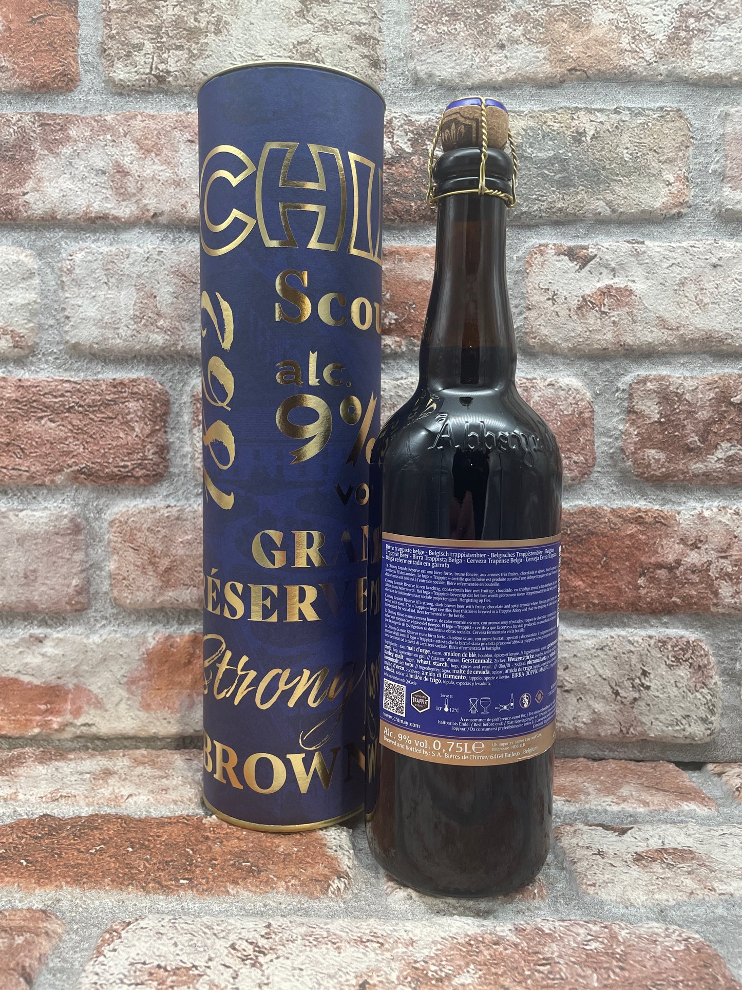 Chimay Grande Réserve (Blue) Koker 2023 Quadrupel - 75 CL