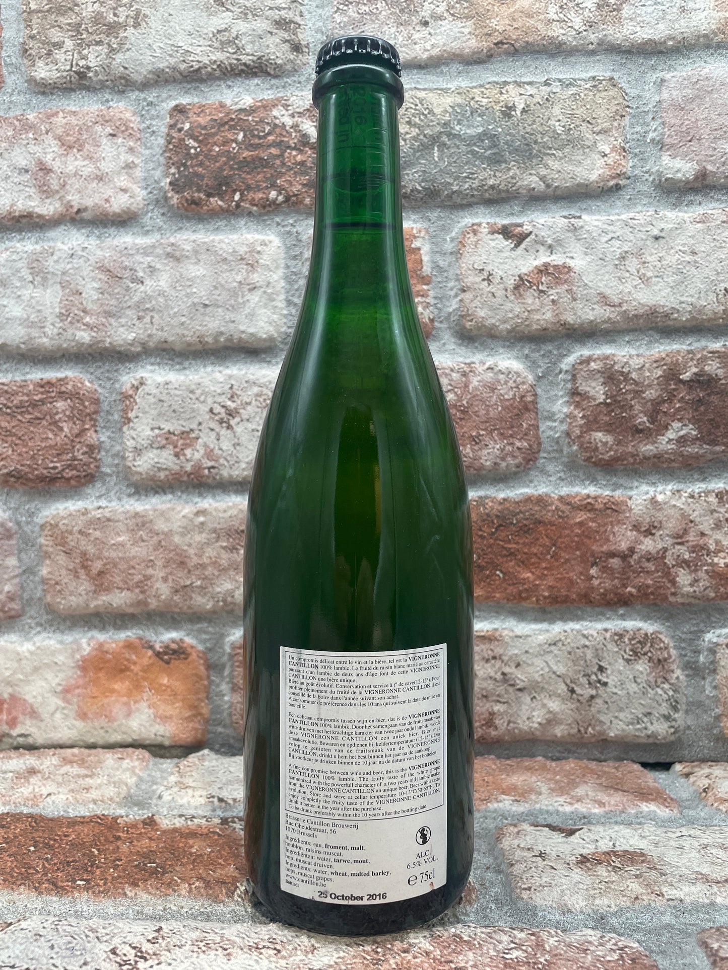 Cantillon Vigneronne 2016 Lambiek/Geuze - 75 CL