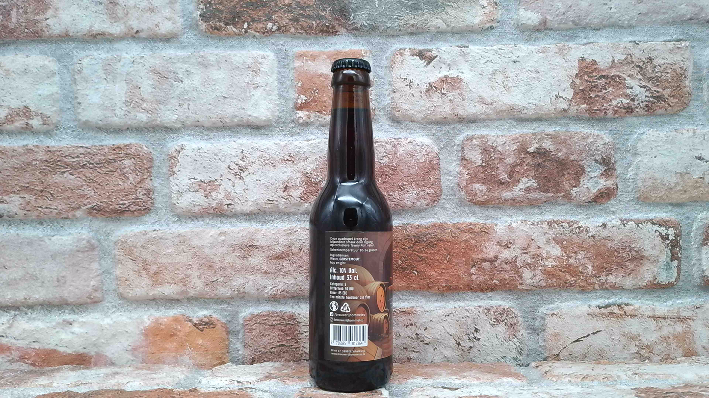 Brauerei Hommeles Barrel Aged BA Tawny Port 2024 Quadrupel - 33 CL