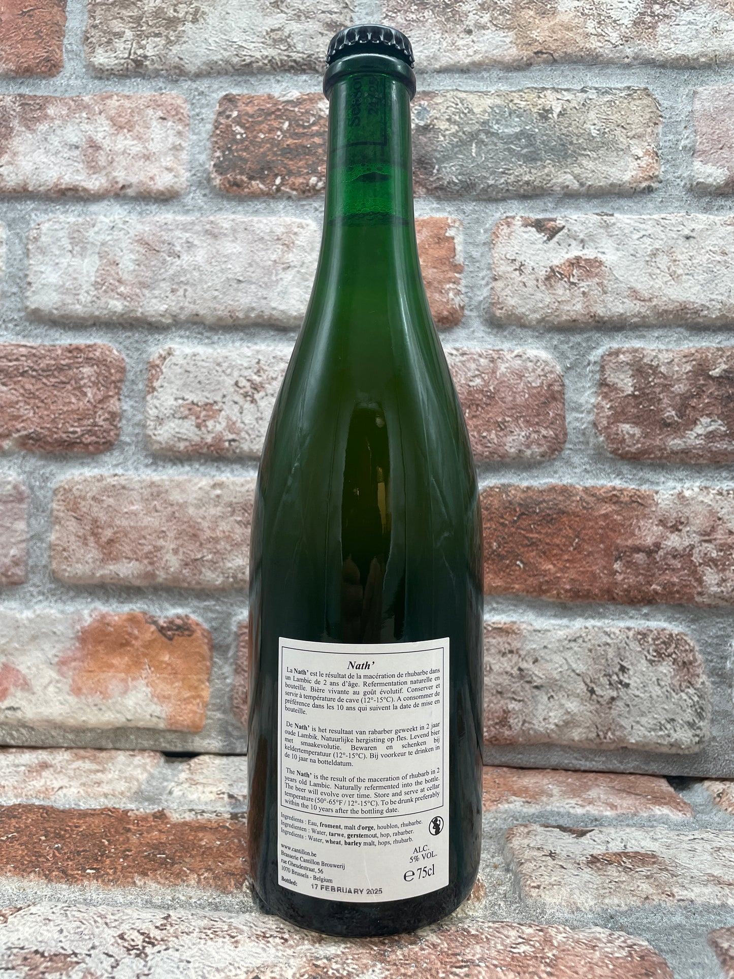 Cantillon Nath (BD 17-02-25) 2024 Lambiek/Geuze - 75 CL