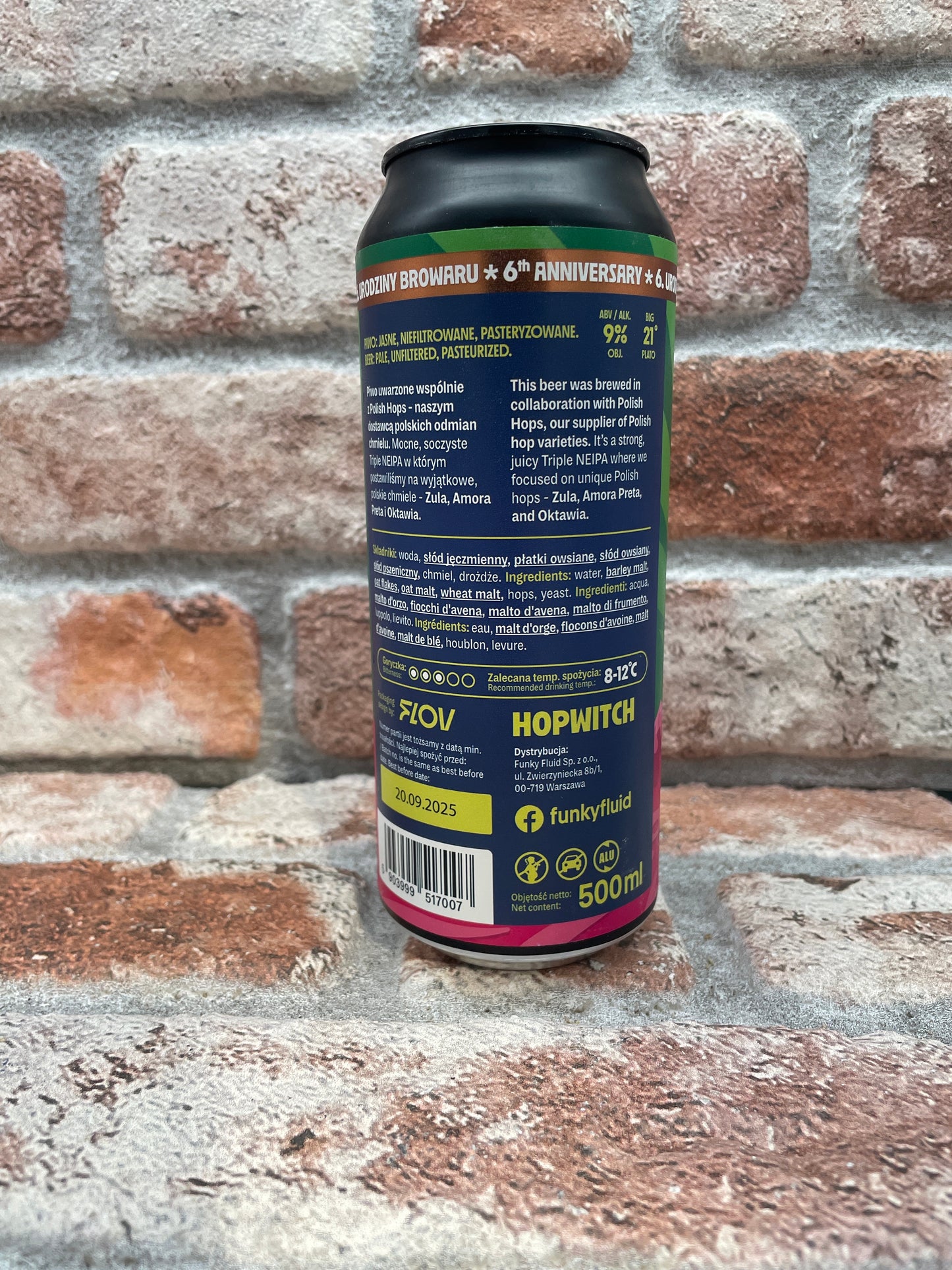 Funky Fluid Hopwitch DDH Triple NEIPA – 44 cl