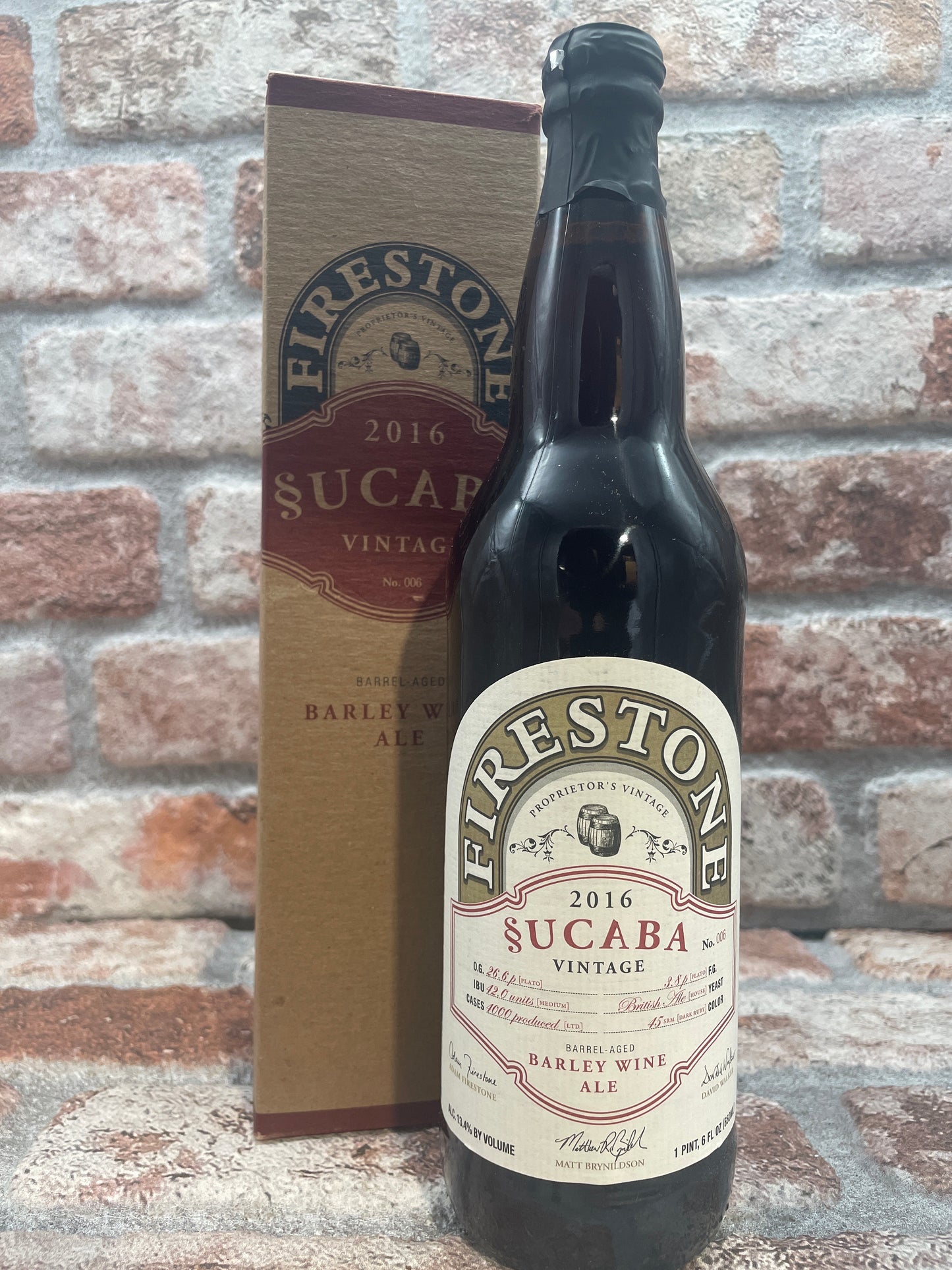 Firestone Sucaba 2016 Barleywine – 65 cl