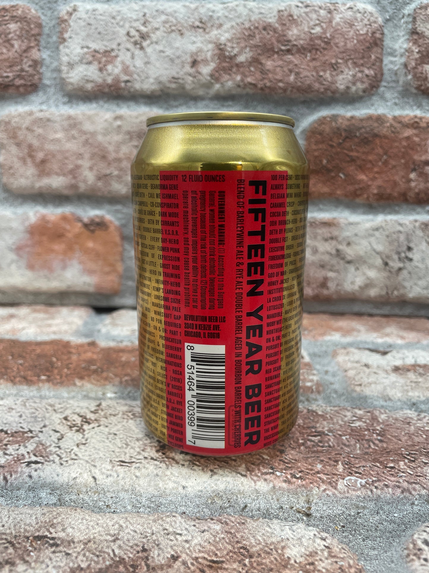 Revolution Fünfzehnjähriges Bier 2025 Barleywine - 33 CL