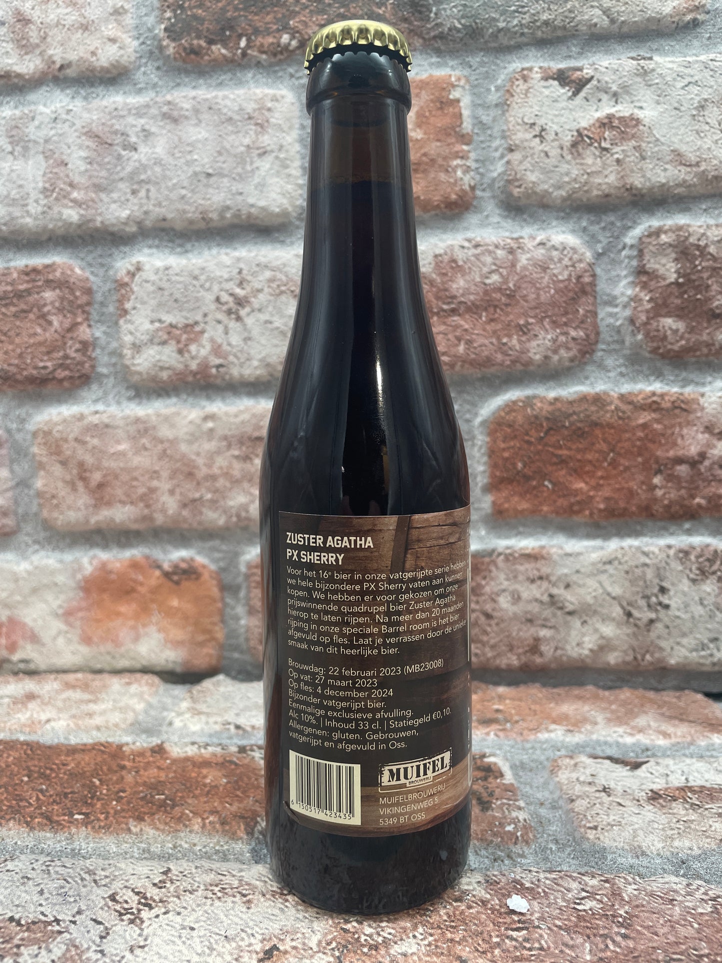 Muifel Brewery Barrel Aged #16 Sister Agatha PX Sherry Quadrupel – 33 cl