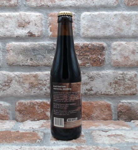 Muifel Brouwerij im Fass gereifter #9 Black Bastard 12% Heaven Hill Bourbon 2022 Stout – 33 CL