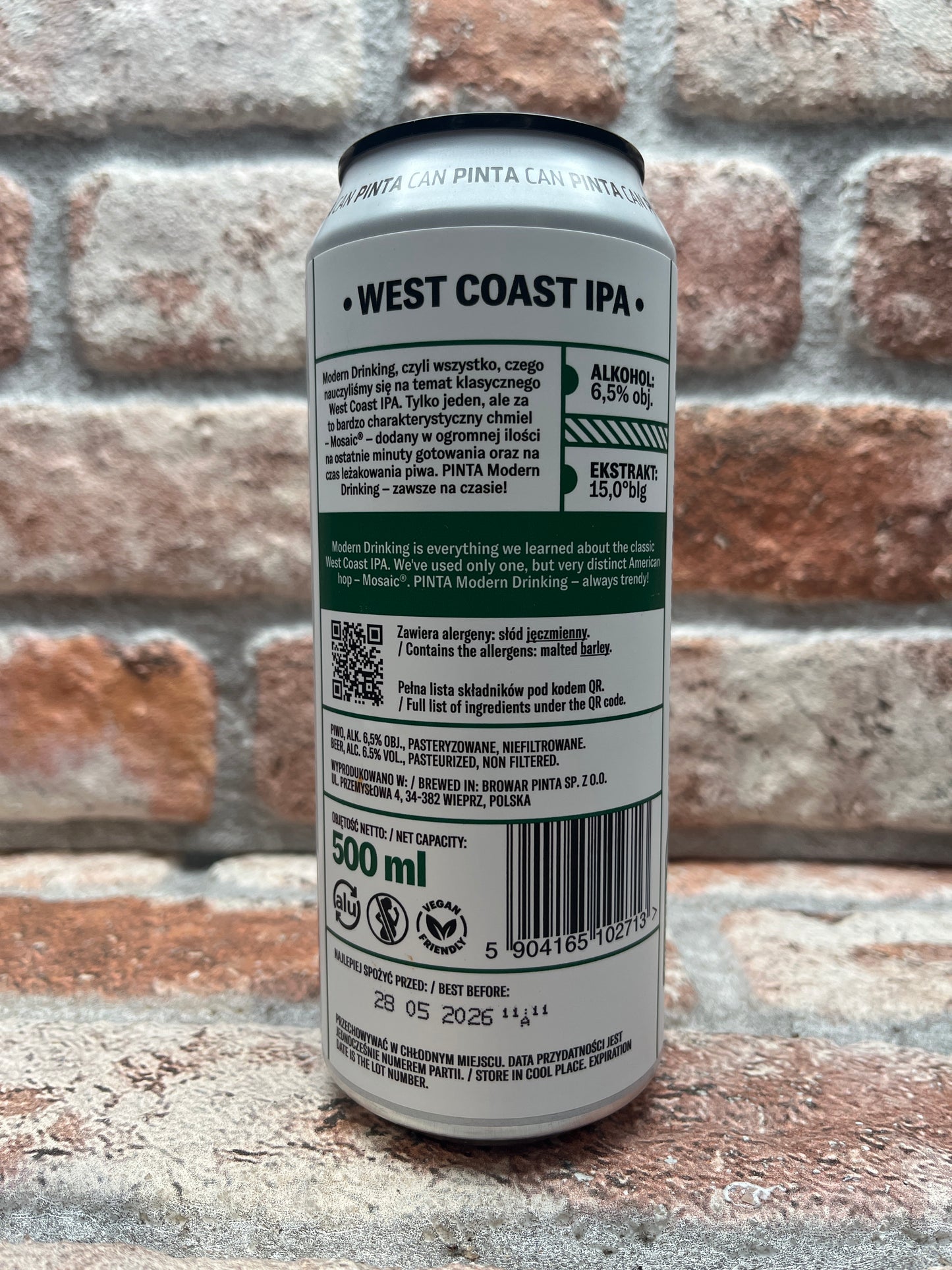 Pinta Modern Drinking West Coast IPA – 50 cl
