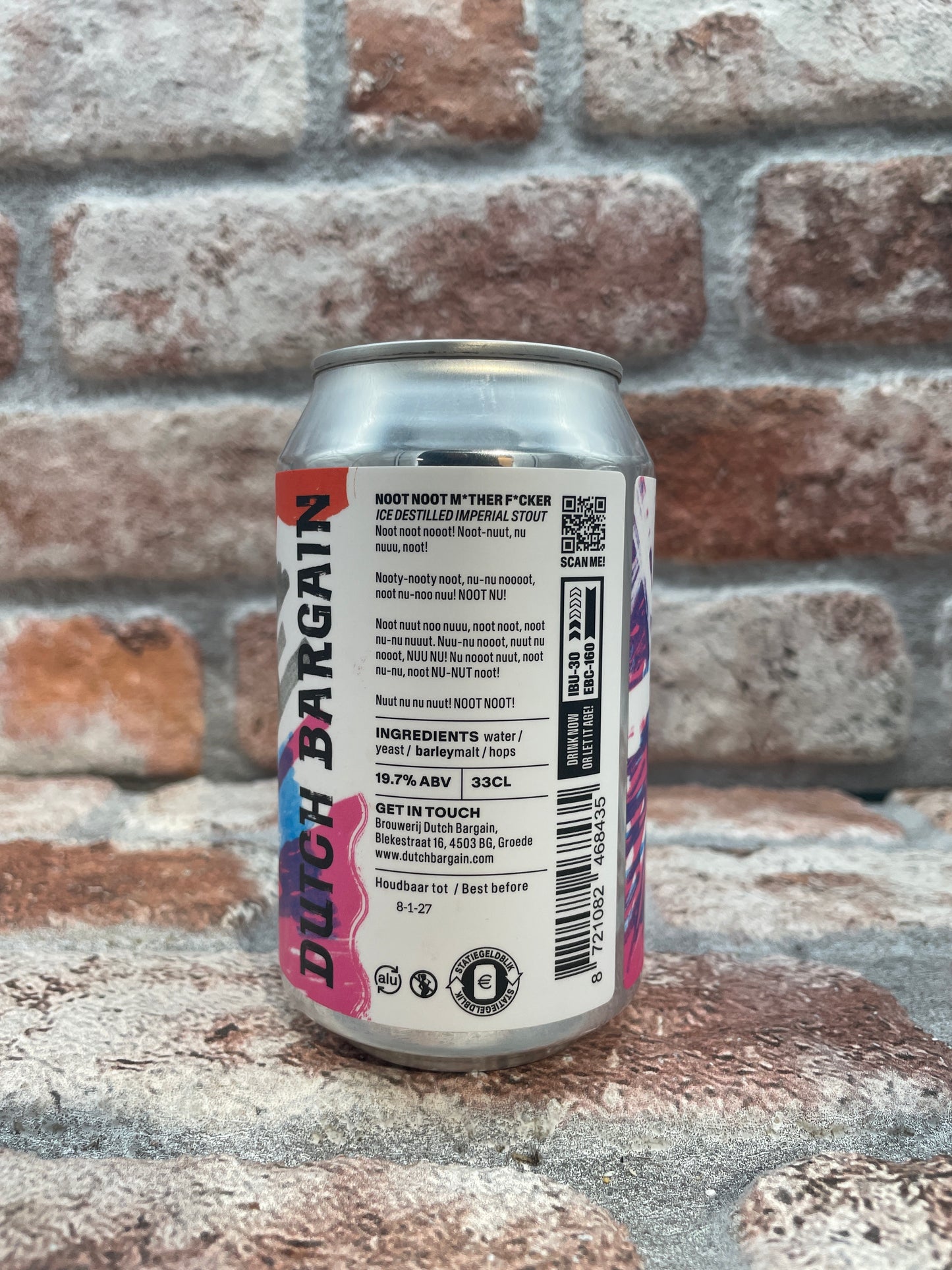 Niederländisches Schnäppchen Noot Noot M*ther F*cker Ice Distelled Stout - 33 CL