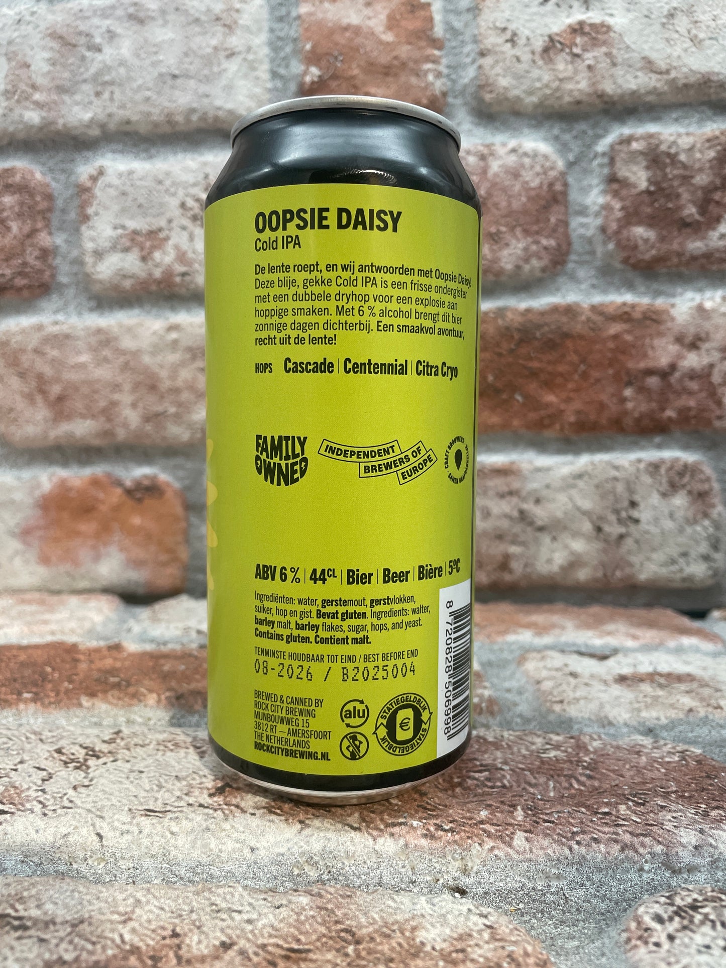 Rock City Oopsie Daisy Cold IPA – 44 cl