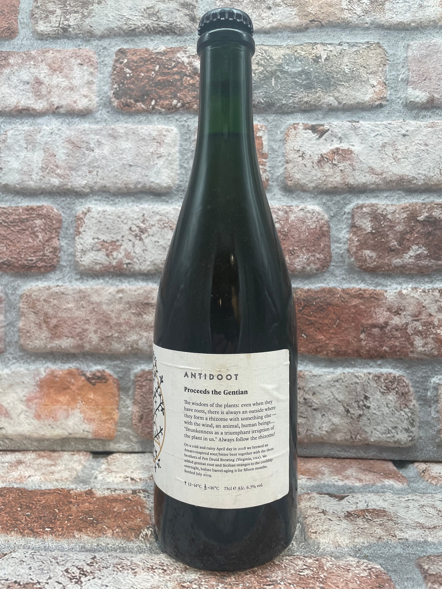 Antidoot Proceeds The Gentian 2019 Sour – 75 CL