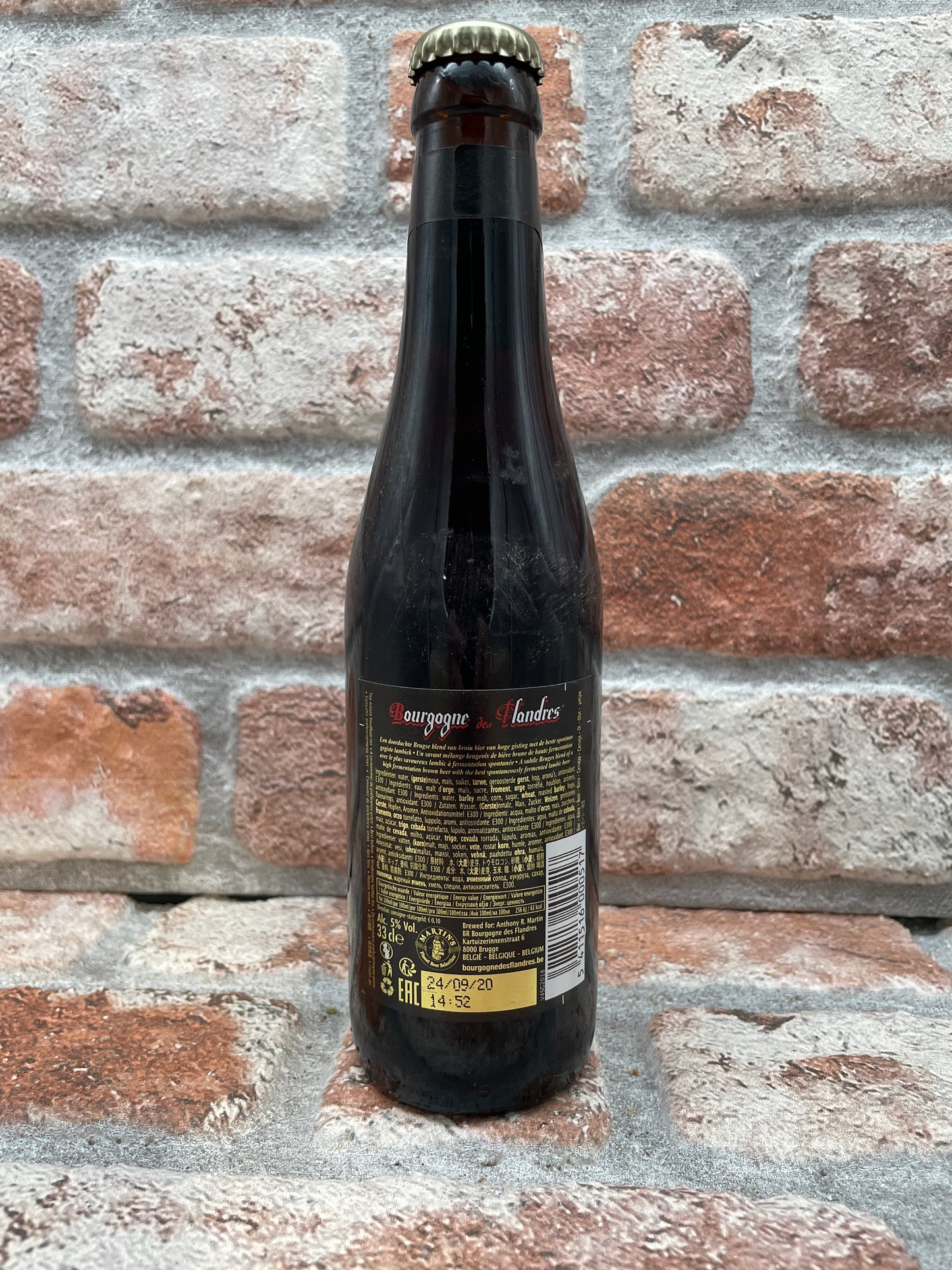 Bourgogne des Flandres Brune 2018 Lambic/Geuze - 33 CL
