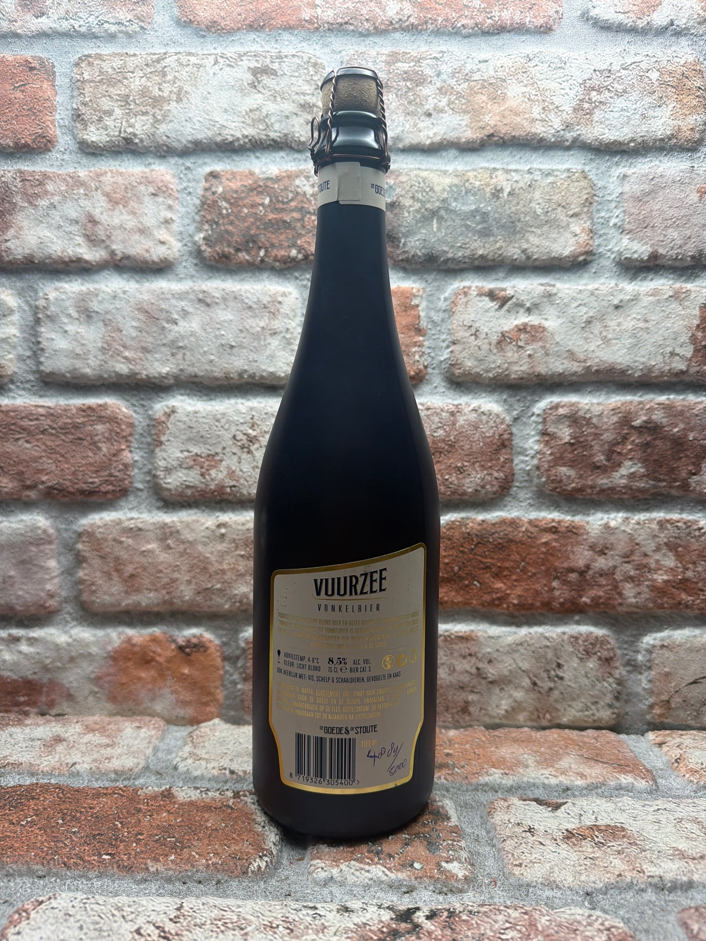 De Goede & De Stoute Vuurzee (Vonkelbier 2018) Batch01 Champagnebier - 75 CL