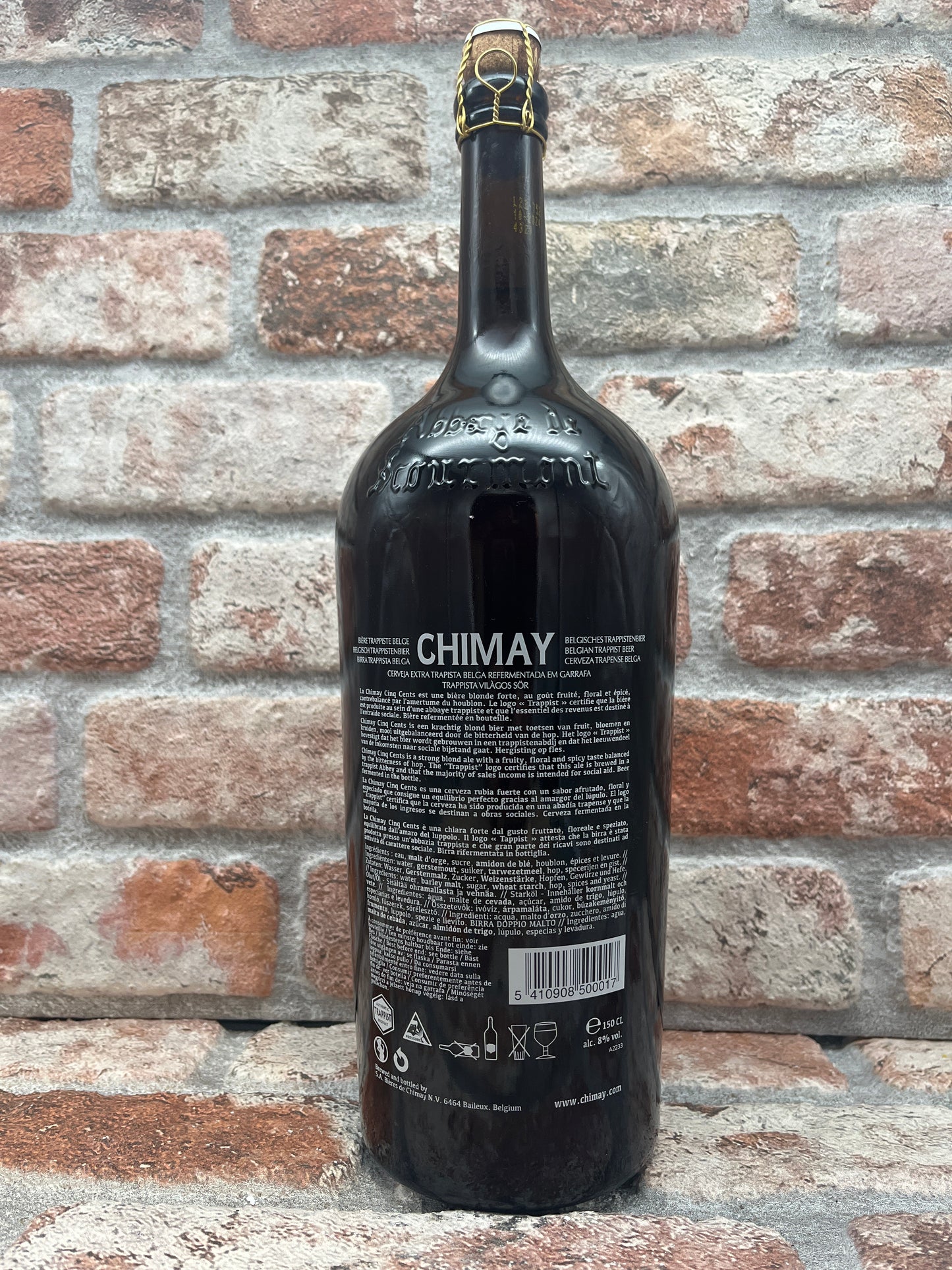 Chimay Cinq Cents (Weiß) Magnum 2021 Tripel - 1,5 L