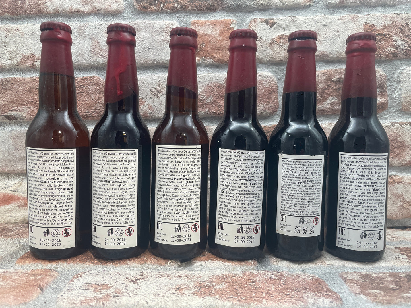 Brauerei de Molen Barrel Aged Set 6 Flaschen 2018 - 33 CL