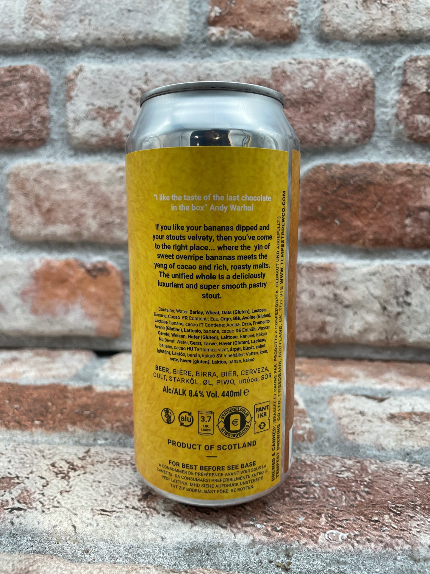 Tempest Banandy Warhol Banan Milk Stout – 44 cl