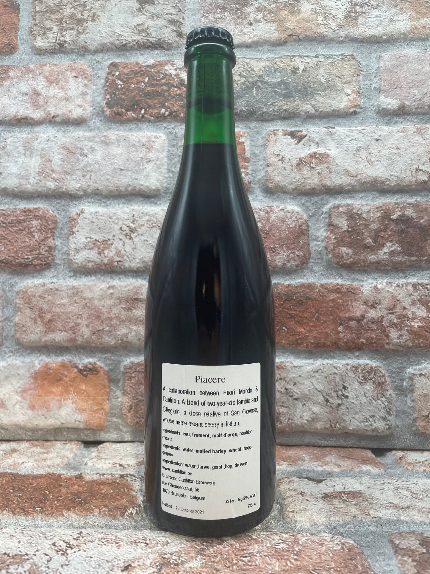 Cantillon Piacere 2021 Lambic/Geuze - 75 CL
