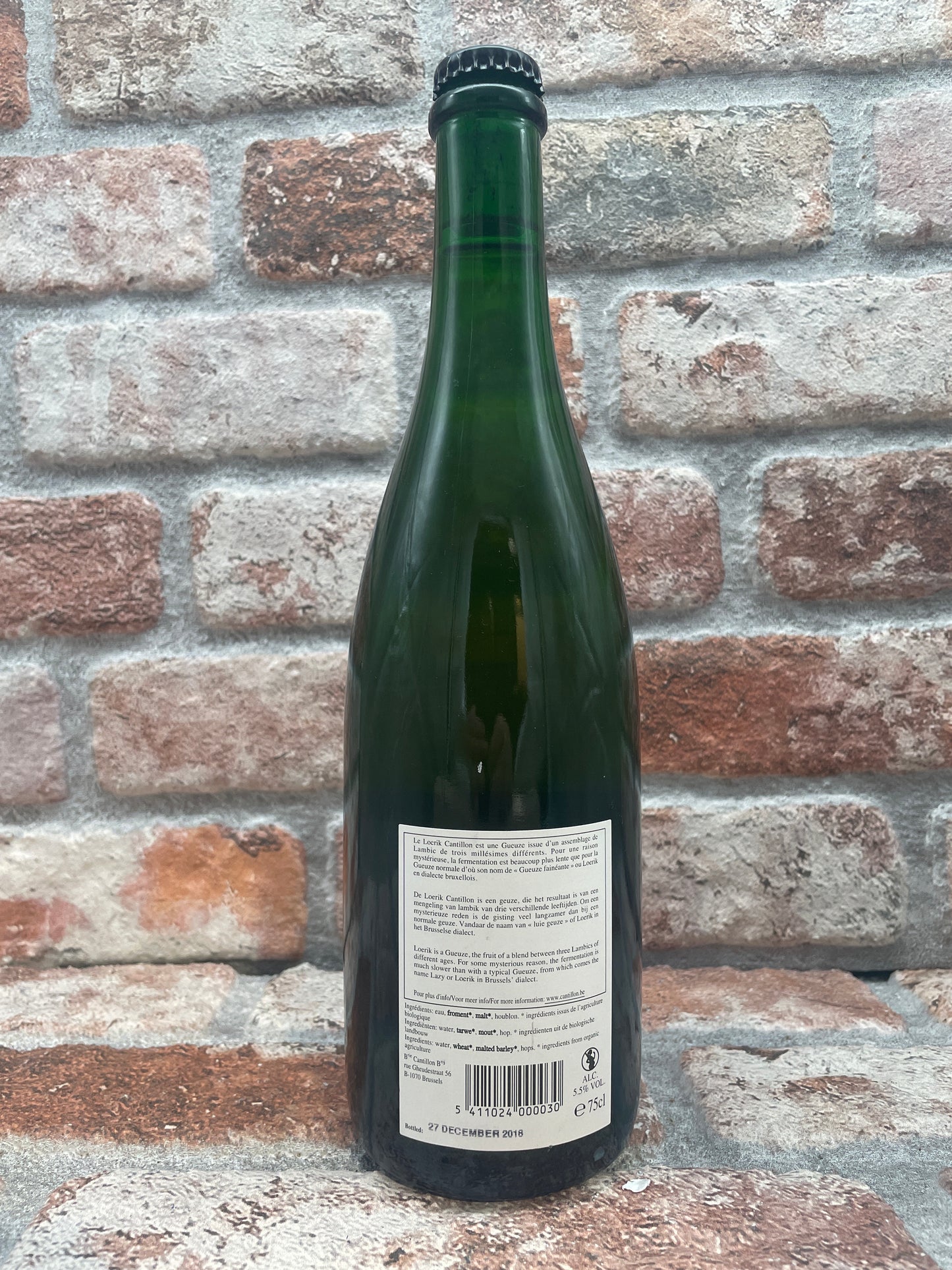 Cantillon Loerik 2018 Lambiek/Geuze - 75 CL