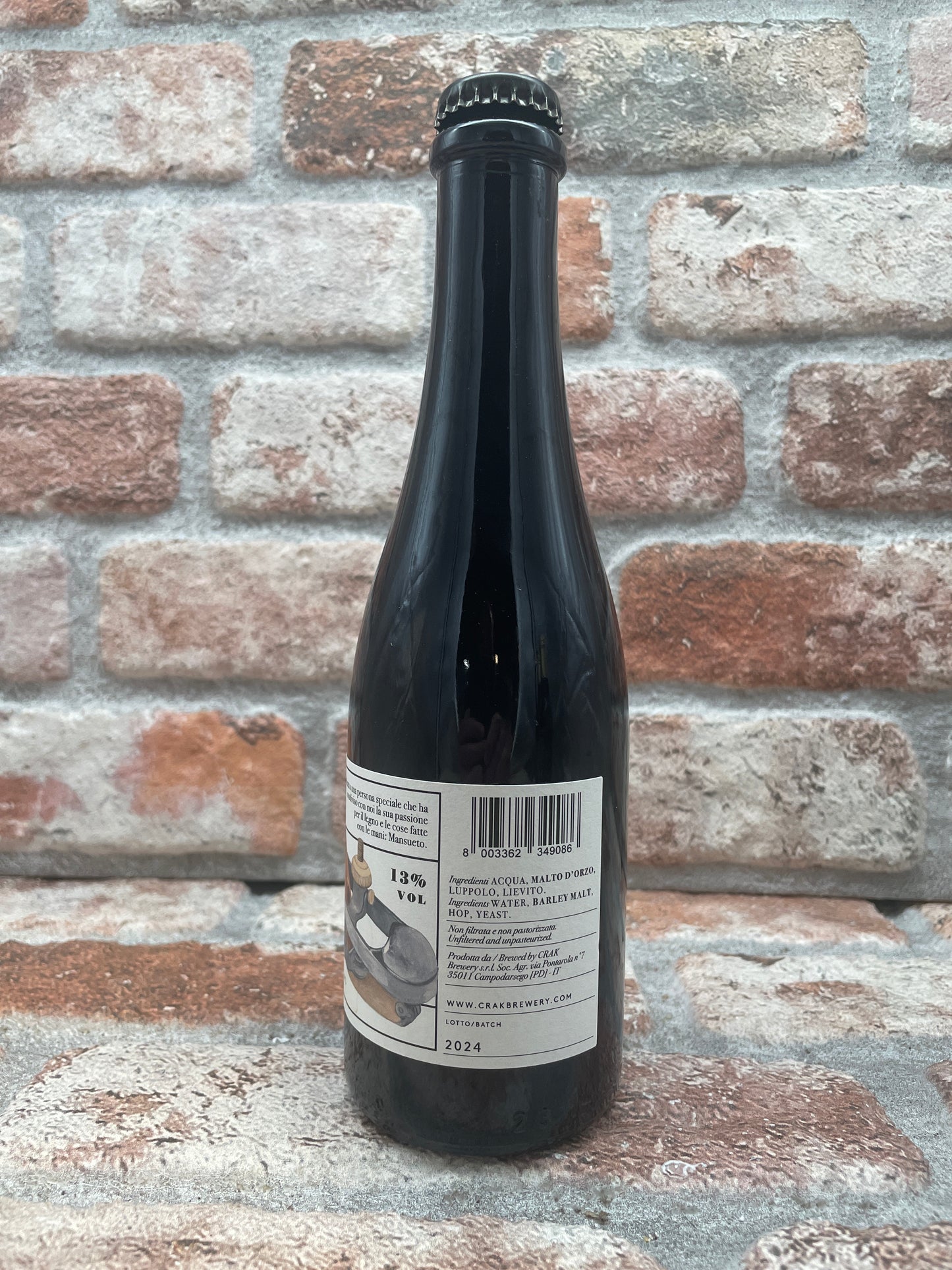 CRAK Brauerei Mansueto 2024 Barleywine - 37,5 CL