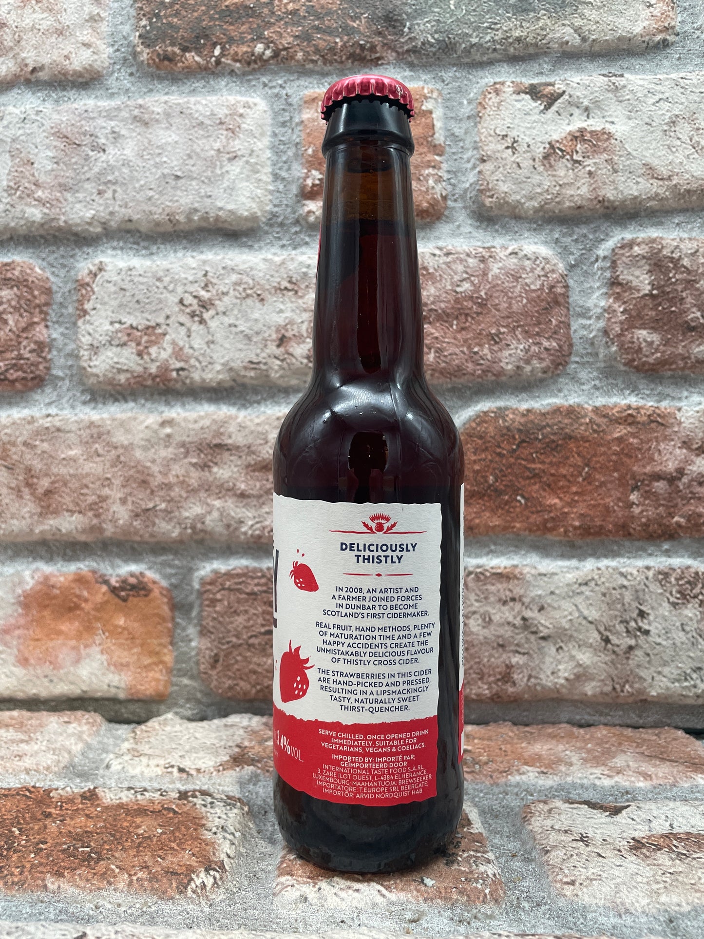 Thistly Cross Strawberry Cider - 33 CL