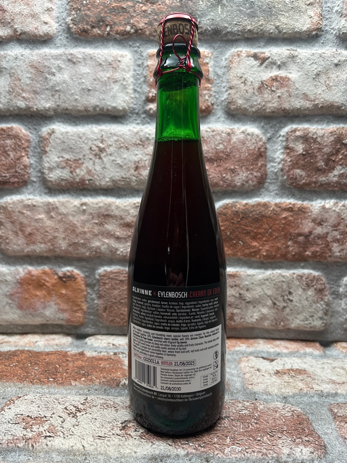 Eylenbosch Cherry Of Eden (Alvinne x Eylenbosch Collab) Lambic/Geuze – 37,5 CL