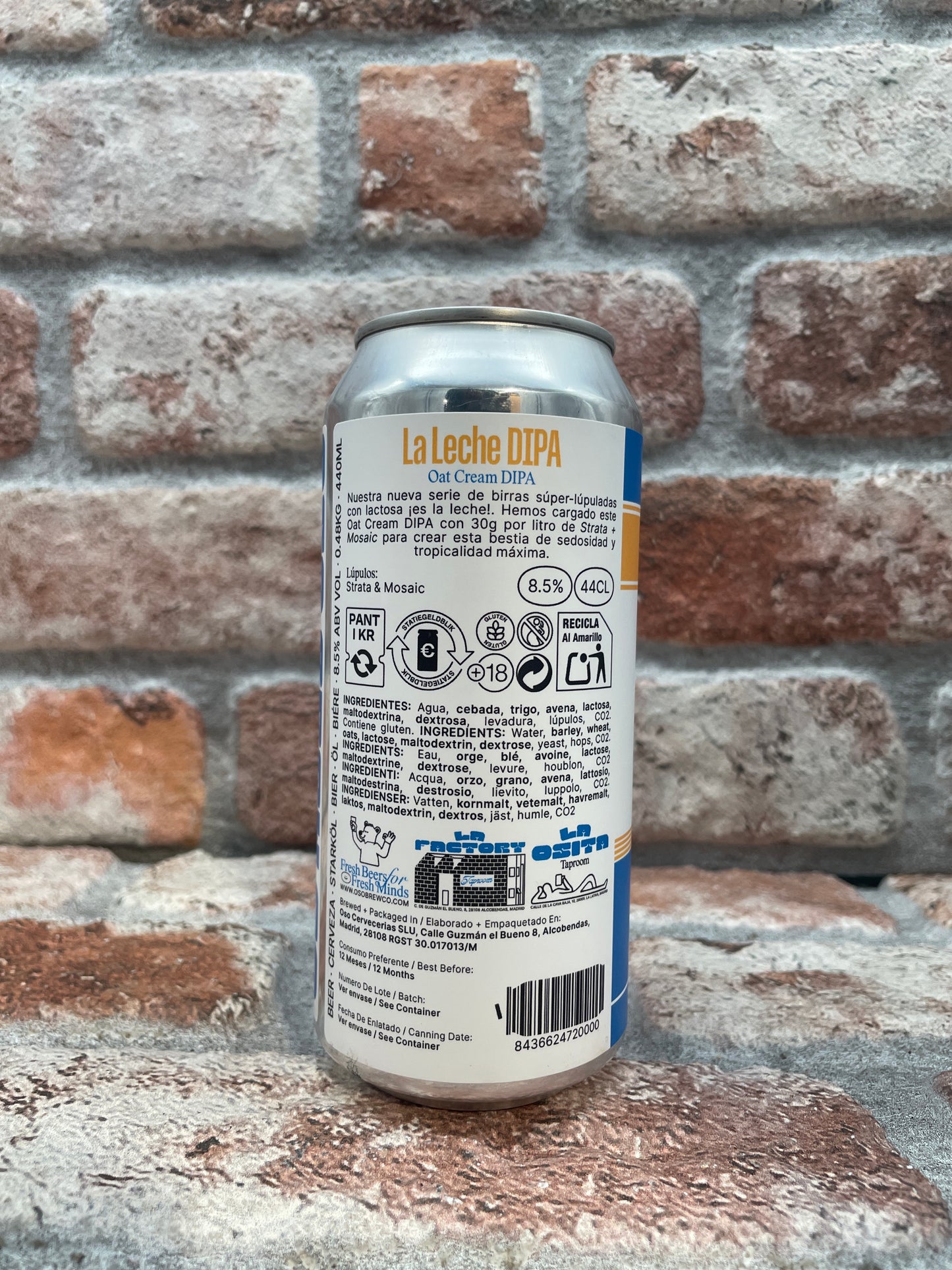 Oso La Leche Hafercreme DIPA - 44 CL