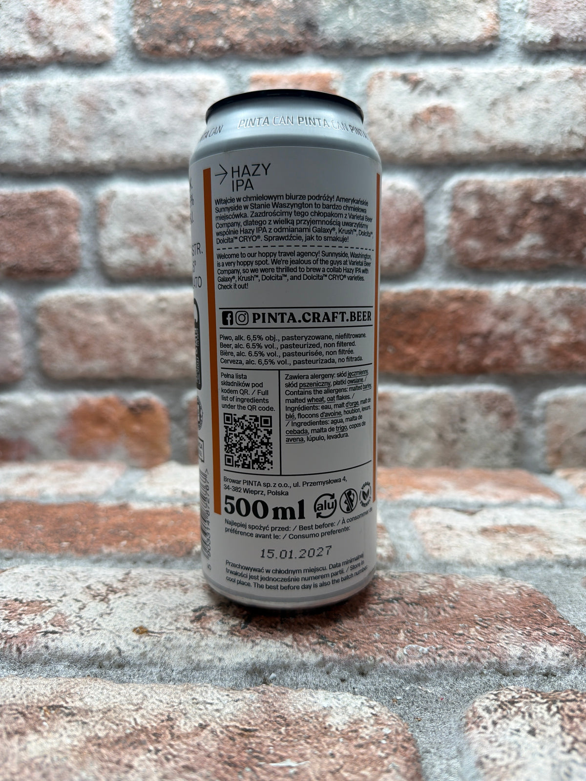 PINTA Hazy Discovery Sunnyside IPA – 50 CL
