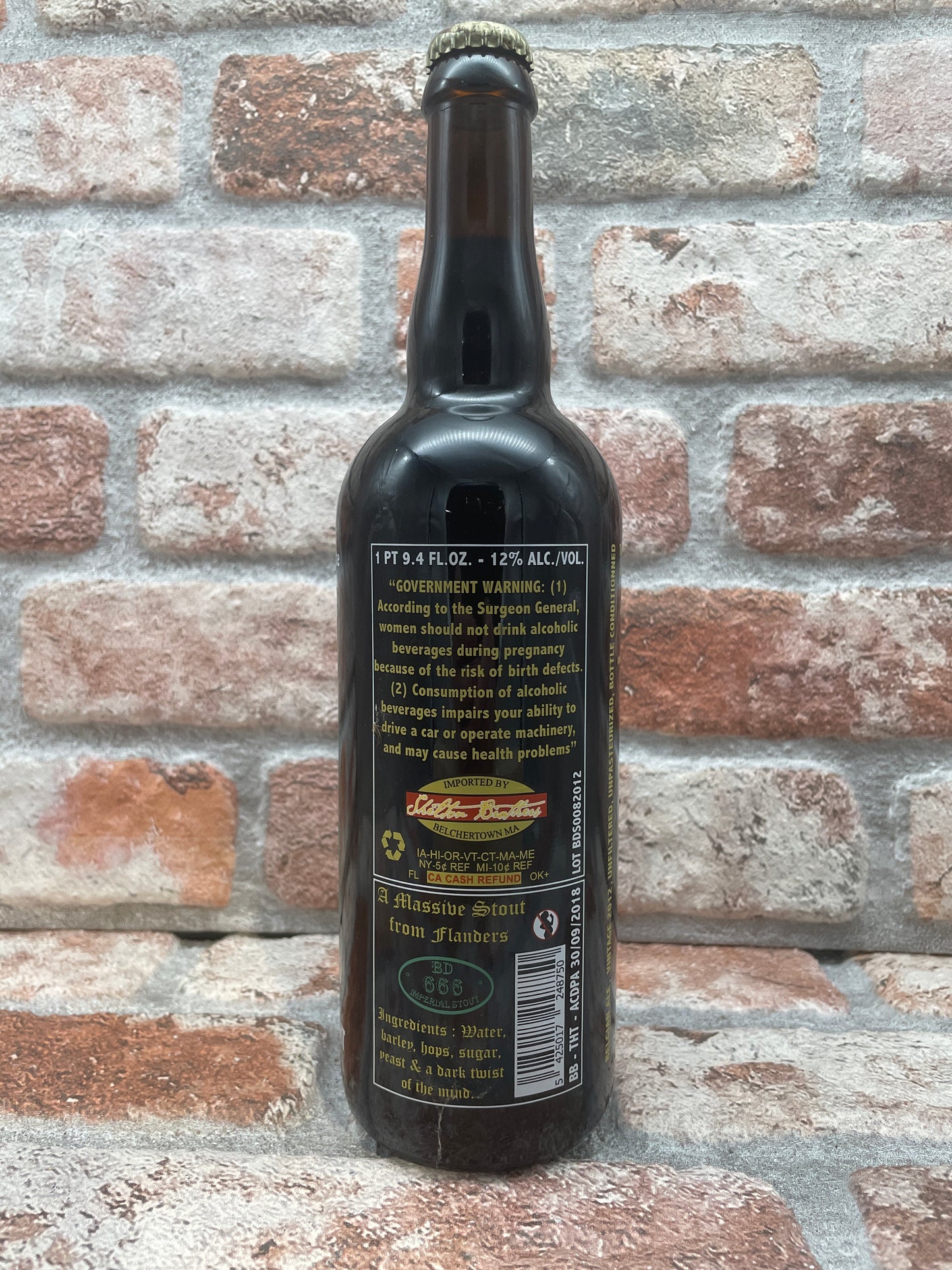 De Struise Brouwers Black Damnation VIII – Supreme Hoppy Intensive Taste 2012 Stout – 75 CL