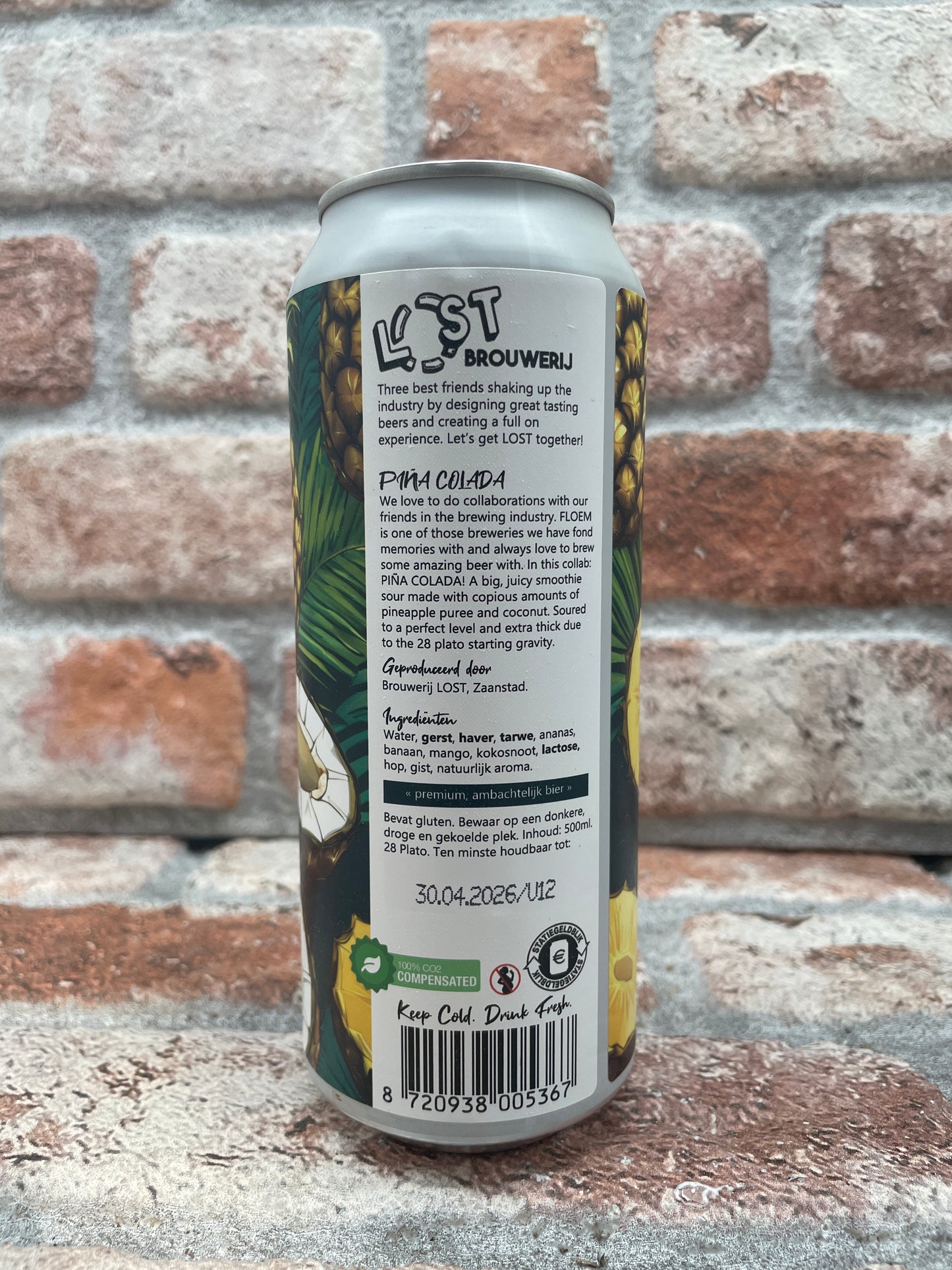 Brewery Lost Pina Colada Smoothie Sour - 50 CL