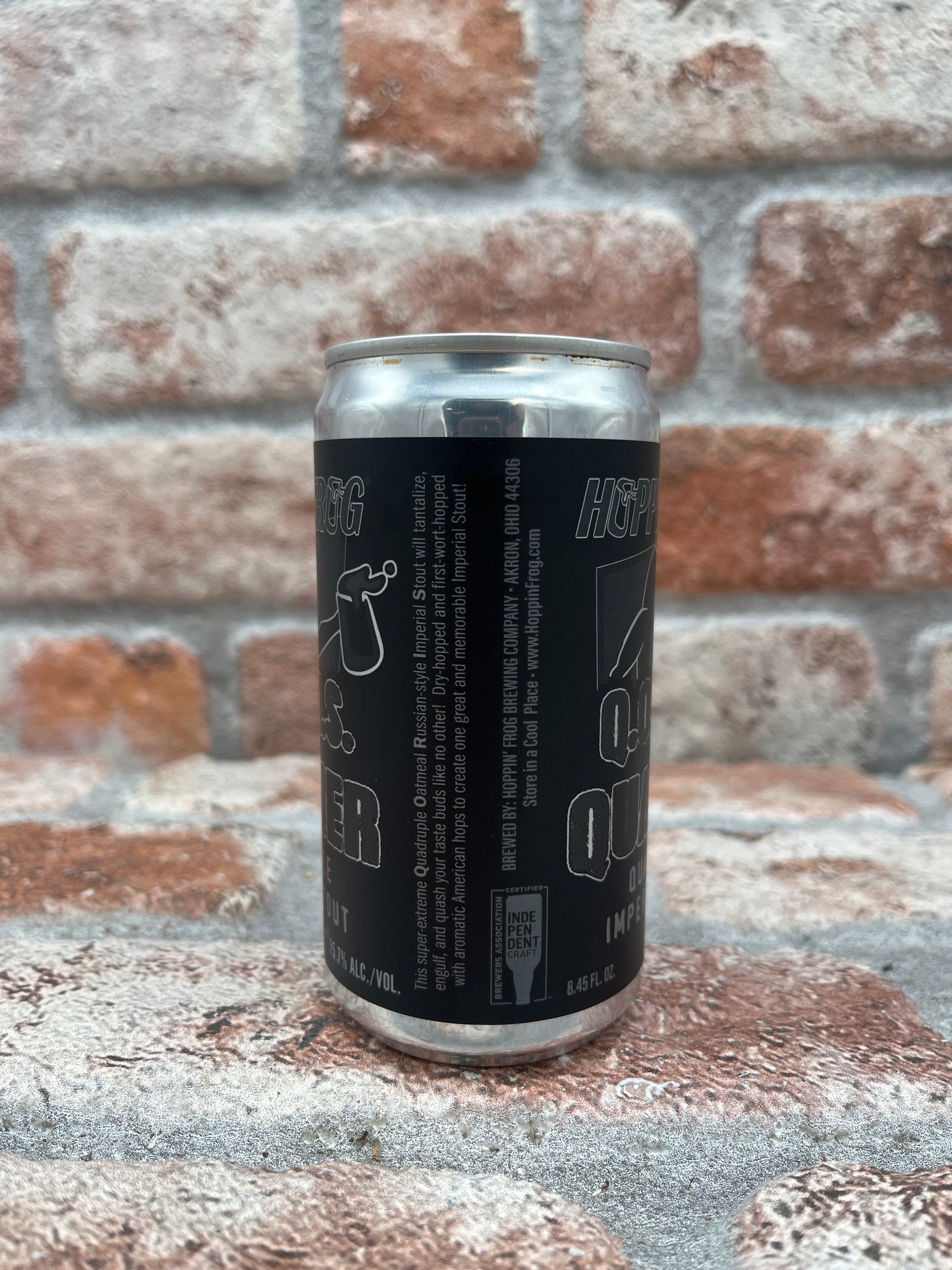 Hoppin'Frog QORIS The Quasher Quadruple Oatmeal-Imperial Stout – 20 cl