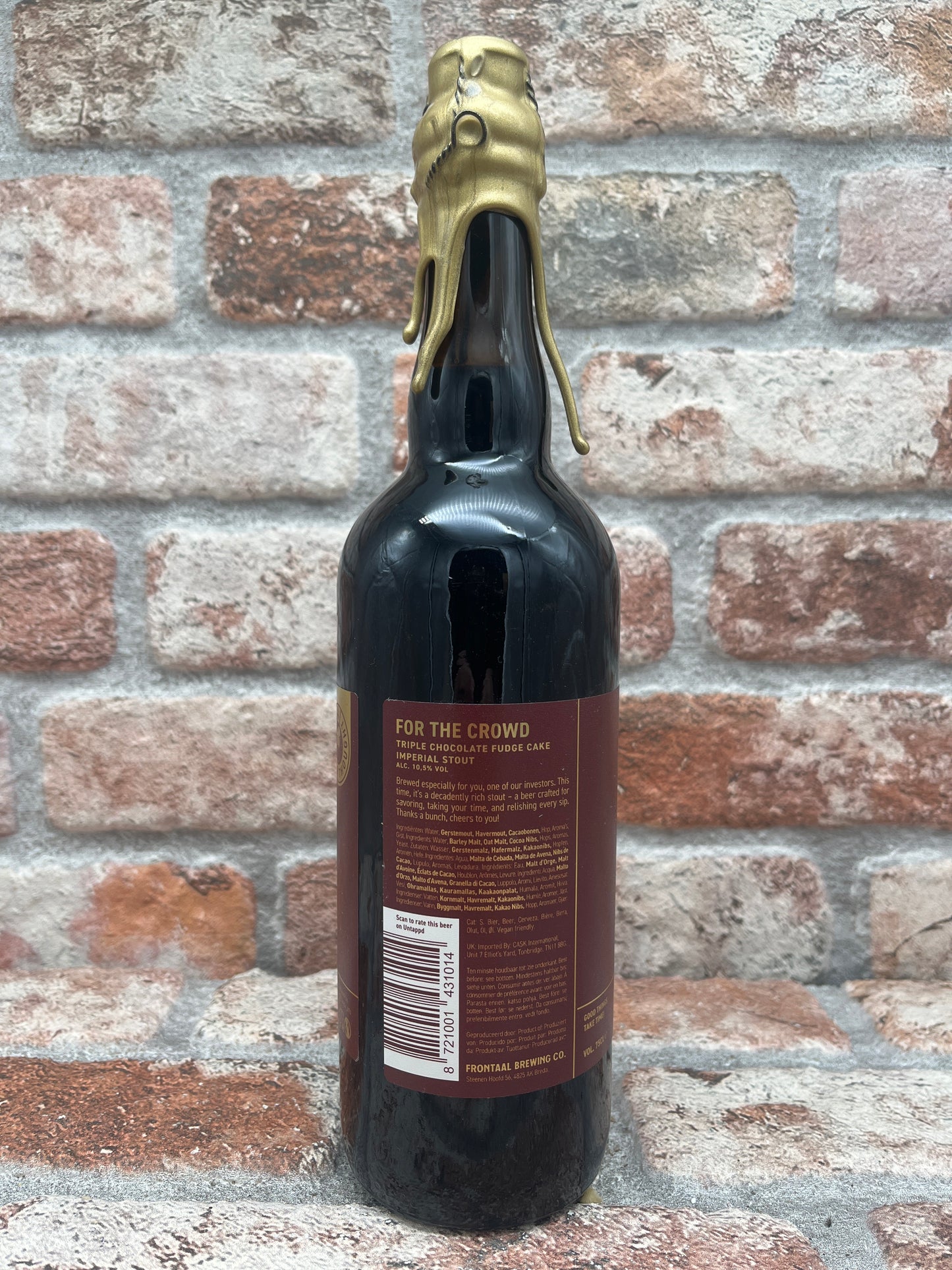 Frontaal For The Crowd 2024 Stout - 75 CL