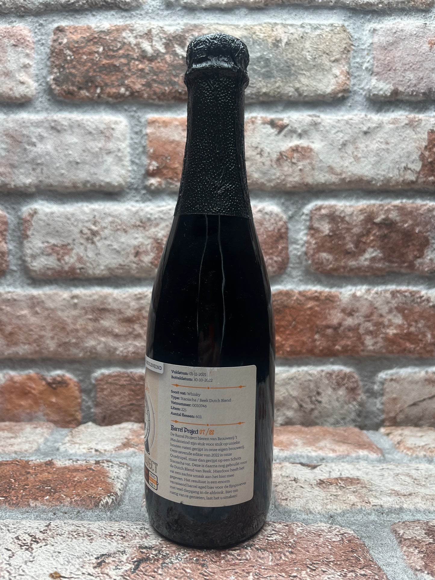 Brouwerij 't Meuleneind Barrel Project 22.07 Quadrupel - 37,5 CL