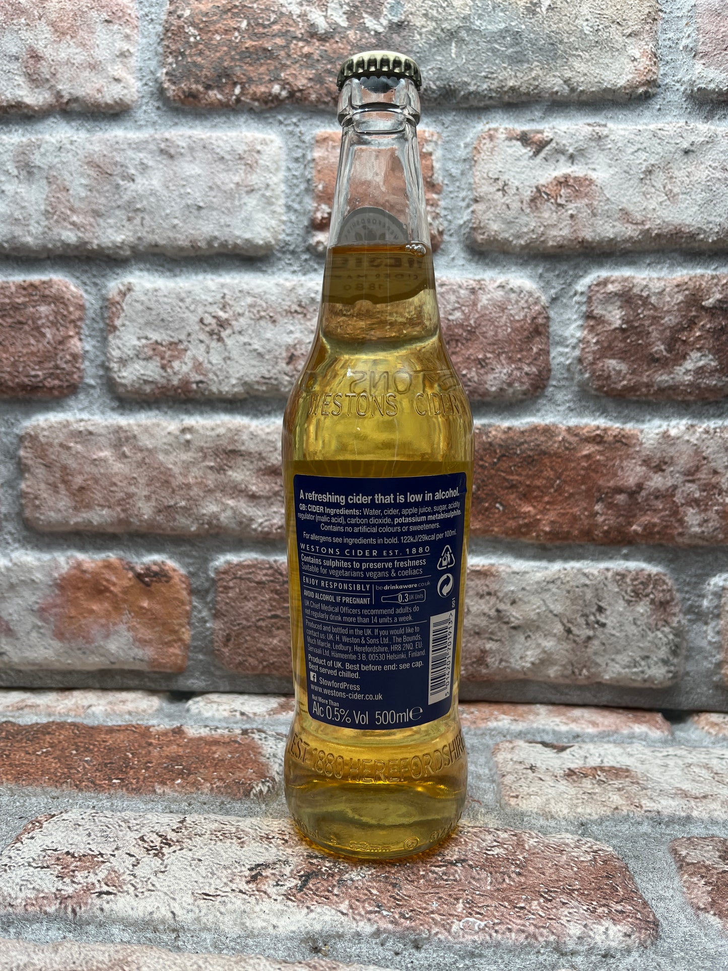 Westons Stowford Press Low Alcohol Cider Alcoholvrij - 50 CL