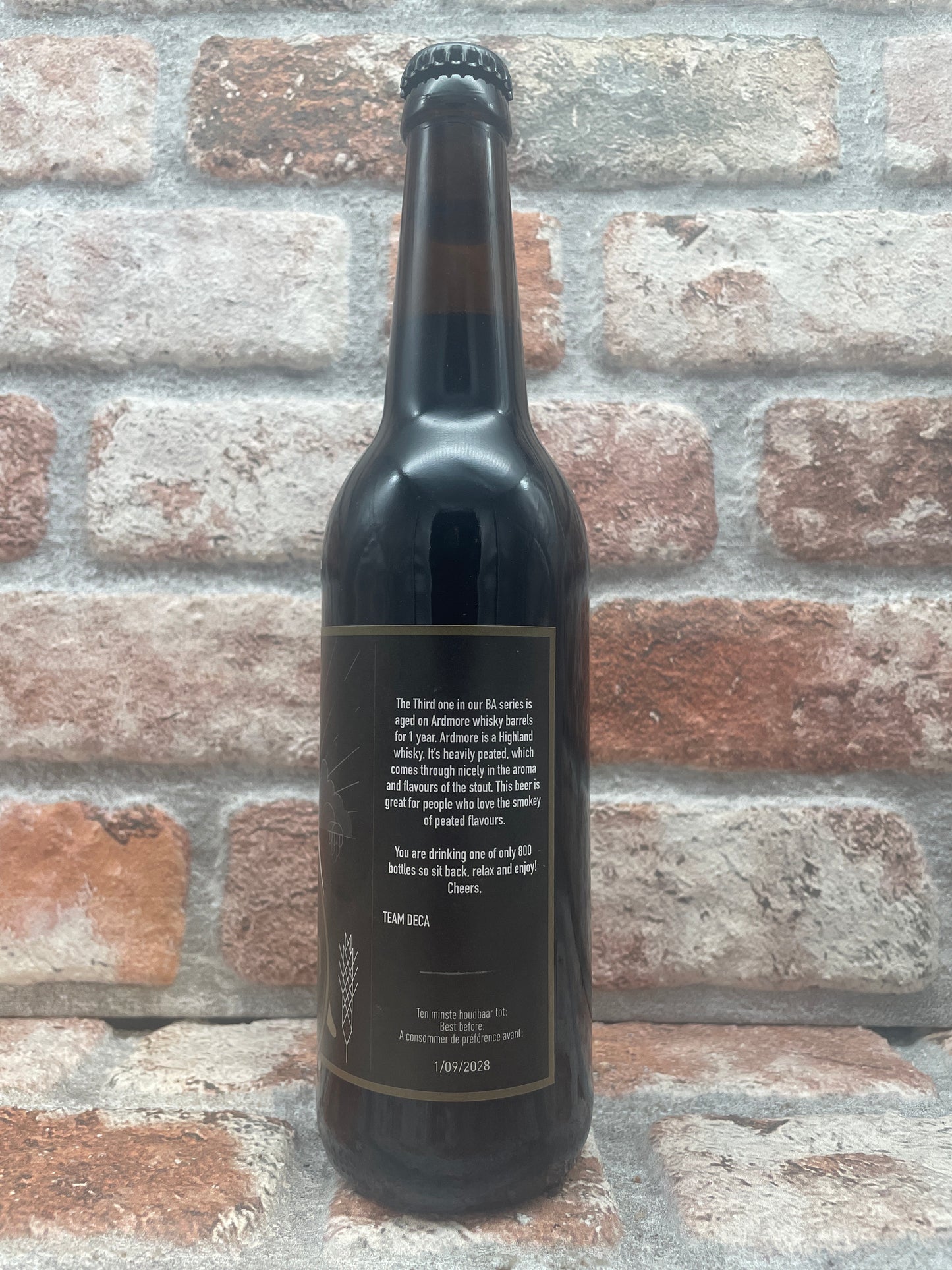 Deca Vleteren Stout Ardmore Barrel Aged Stout - 50 CL