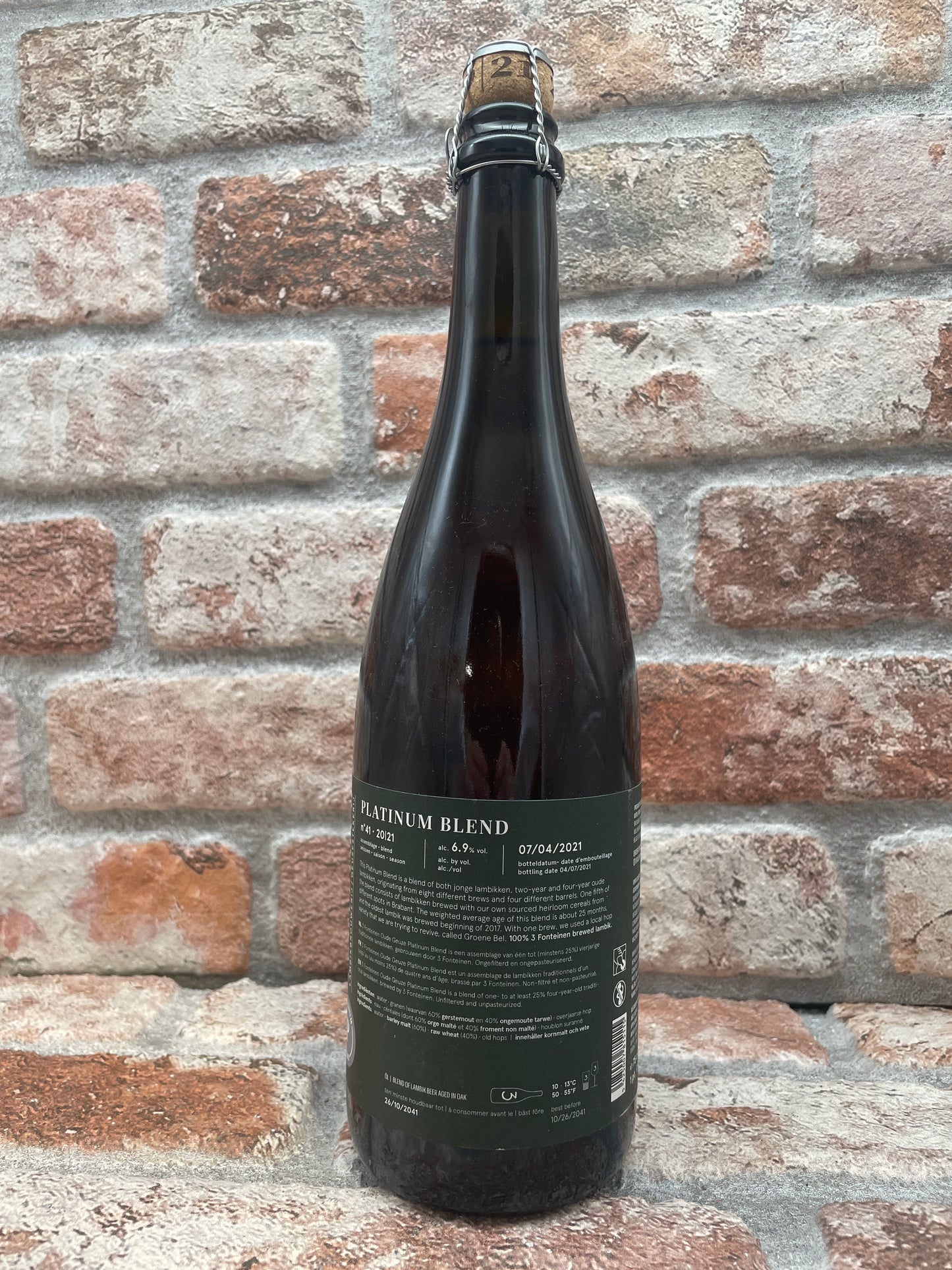 3 Fonteinen Platinum Blend 2021 Lambic/Geuze - 75 CL