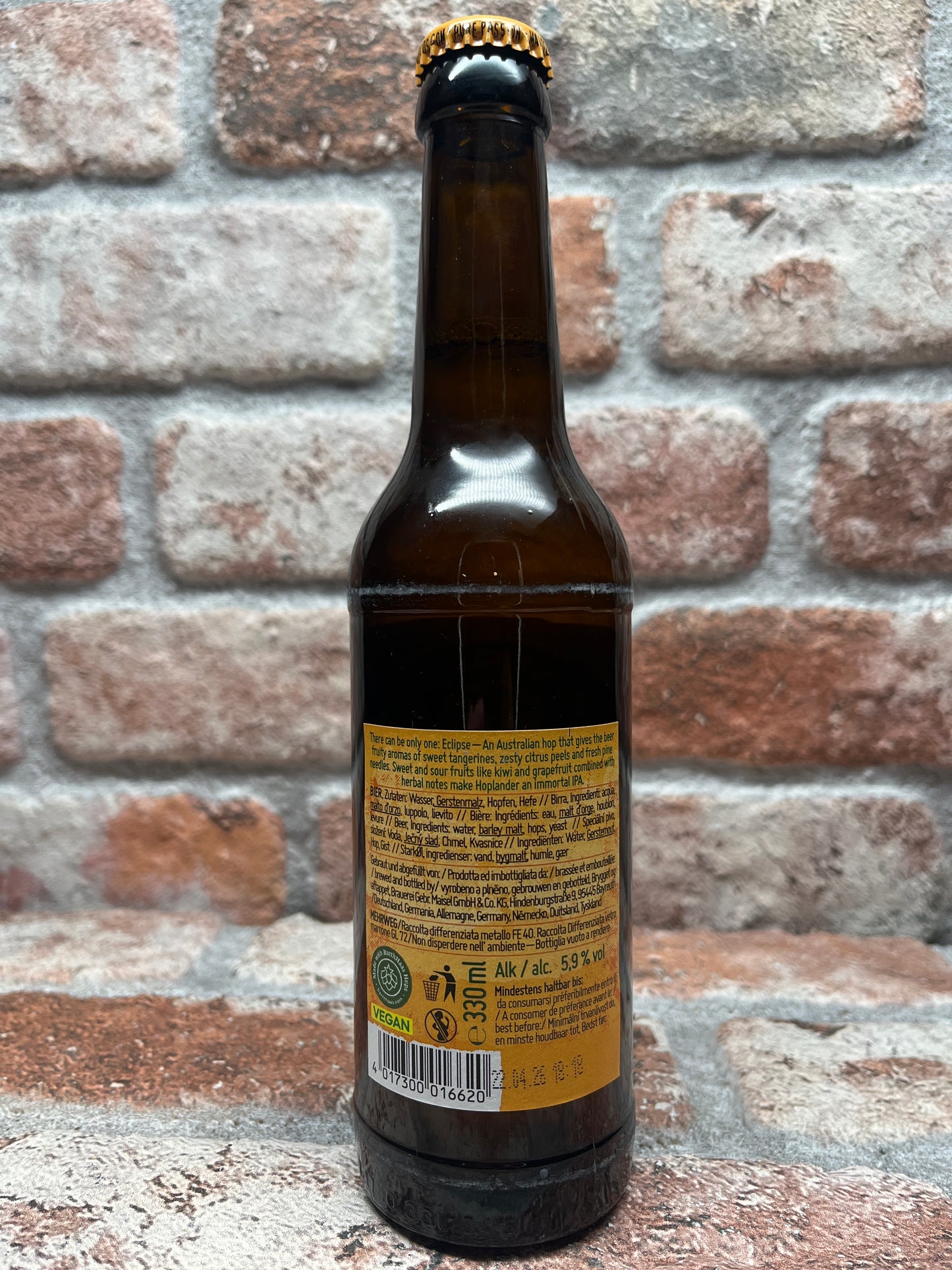 Brauerei Maisel & Friends Hoplander: Eclipse IPA - 33 CL