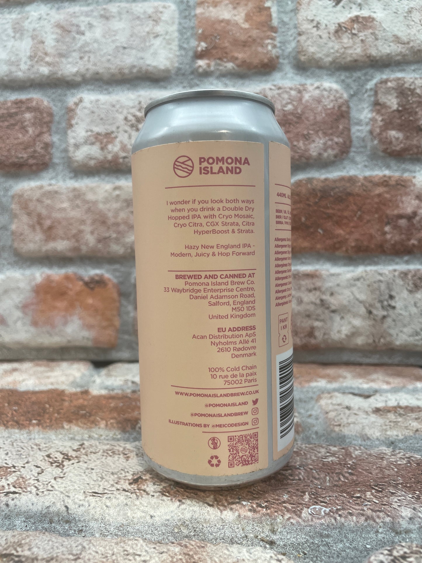 Pomona Island You Exist Beyond My Eyelids DDH IPA - 44 CL