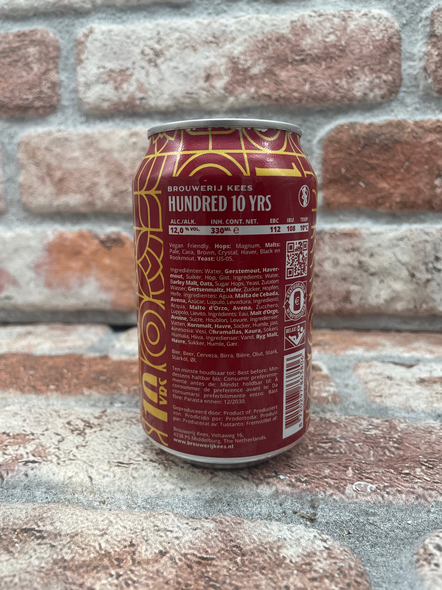 Brauerei Kees Hundred (10 Jahre Edition) Stout - 33 CL
