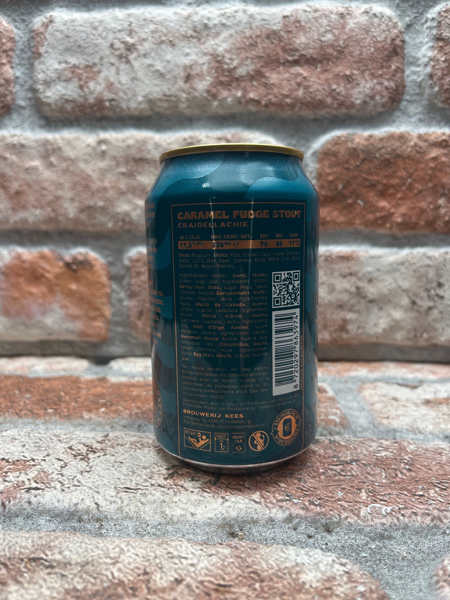 Brouwerij Kees Caramel Fudge Craigellachie Edition Stout - 33 CL