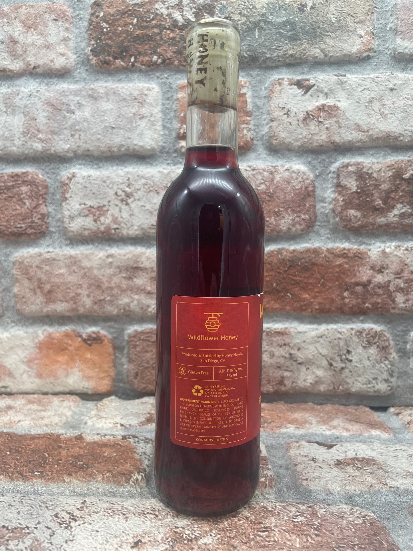 Honey Hawk Erdbeer-Met-Met-Bier – 37,5 cl