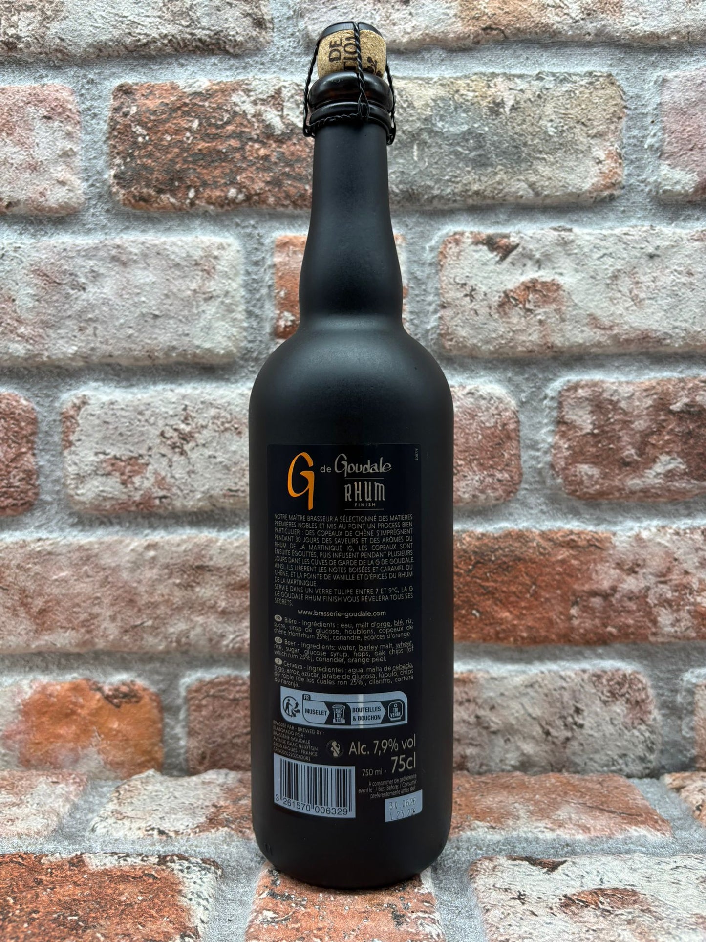 G de Goudal Rhum Finish – 75 CL