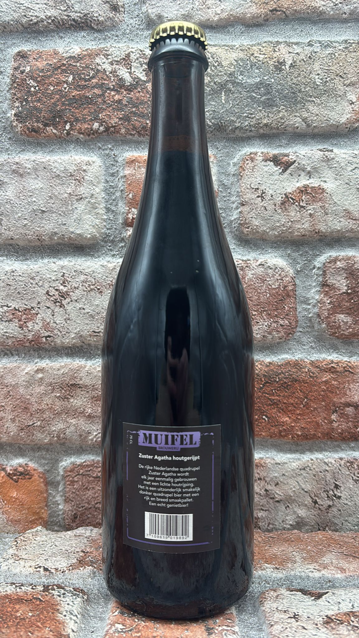 Muifel Brauerei Schwester Agatha Holzgereift 2024 Quadrupel - 75 CL