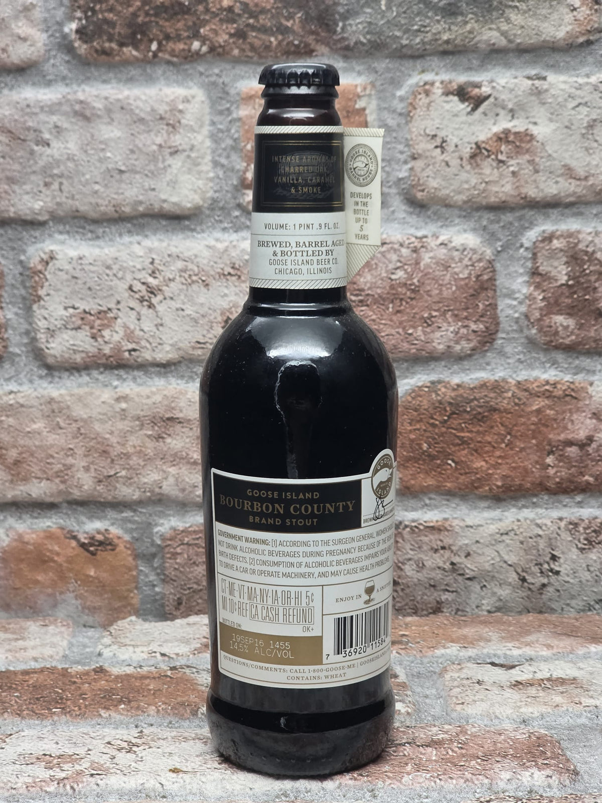 Goose Island Beer Co. Bourbon County Brand Stout (2016) 14.5% - 47.3 CL
