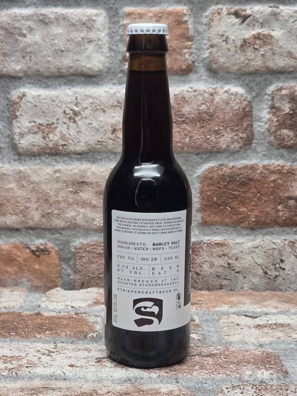 Strieper Craft Beer Company Barreltype No7 Linkwood BA Strong Dark Ale Quadrupel - 33 CL