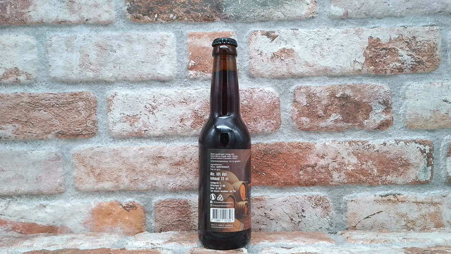 Brouwerij Hommeles Vatgerijpt BA Calvados 2024 Quadrupel - 33 CL