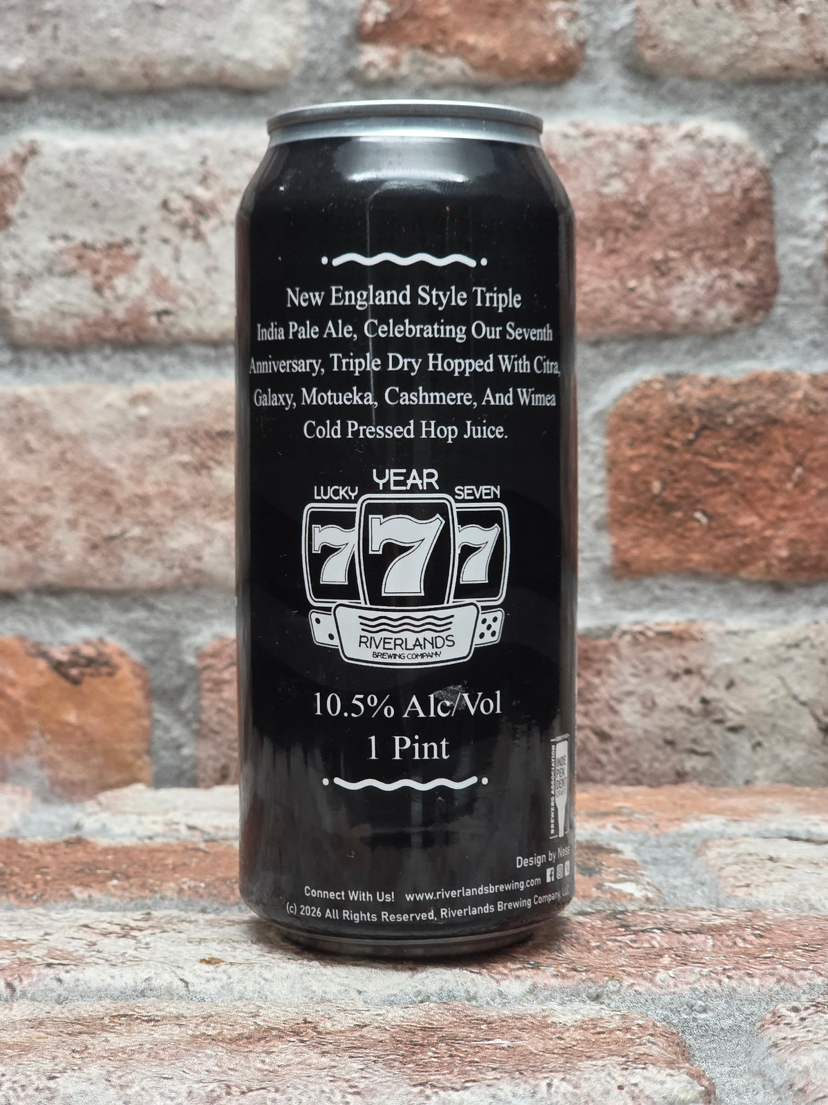 Riverlands Brewing Company Anniversary IPA (2026) - 44 CL
