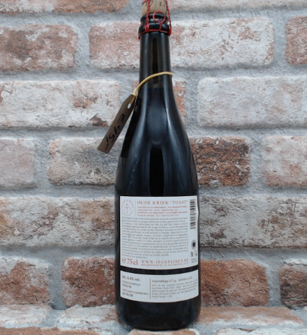 3 Fonteinen Oude Kriek Toast Saison 17/18 2018 Lambic/Geuze - 75 CL