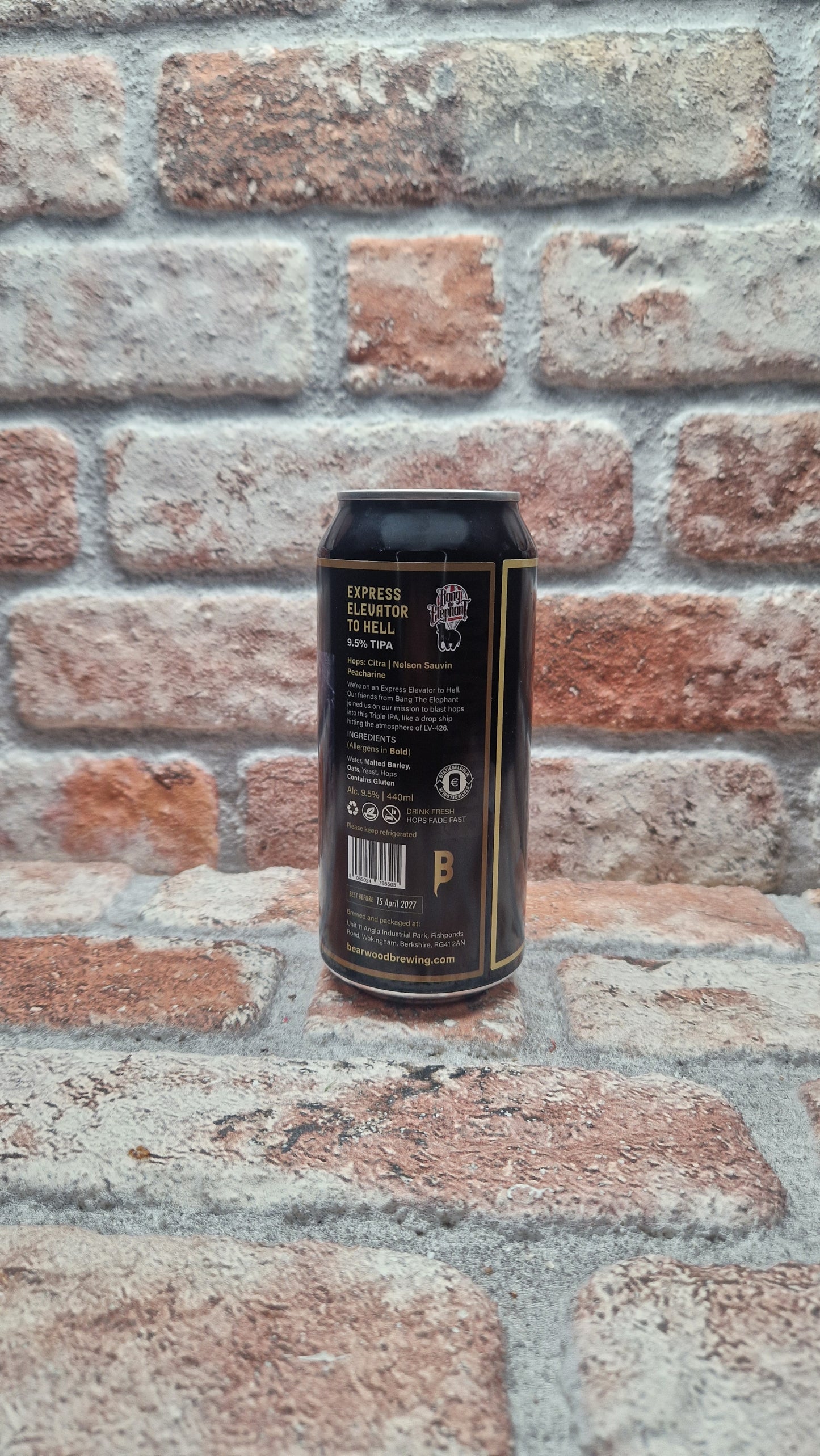 Bearwood Brewing Express Elevator To Hell IPA - 44 CL