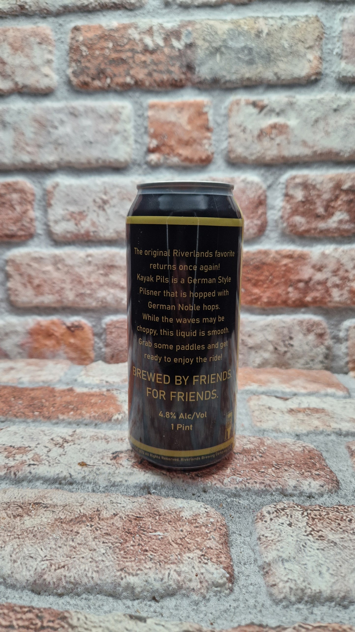 Riverlands Kayak Pils Pilsner - 47.3 CL (1 pint)