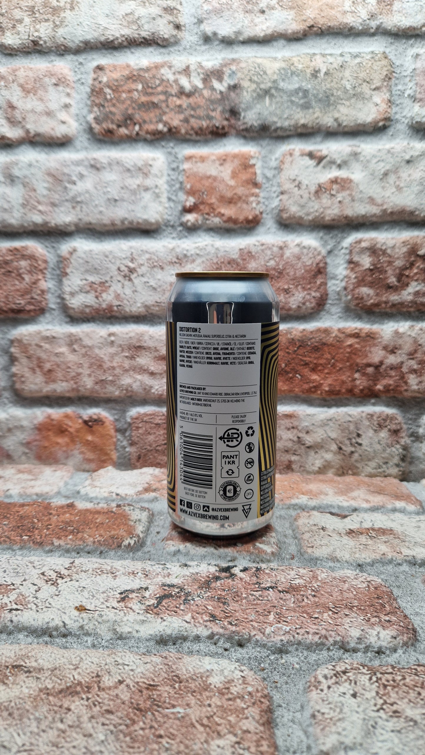 Azvex Brewing Company Distortion 2 IPA - 44 CL