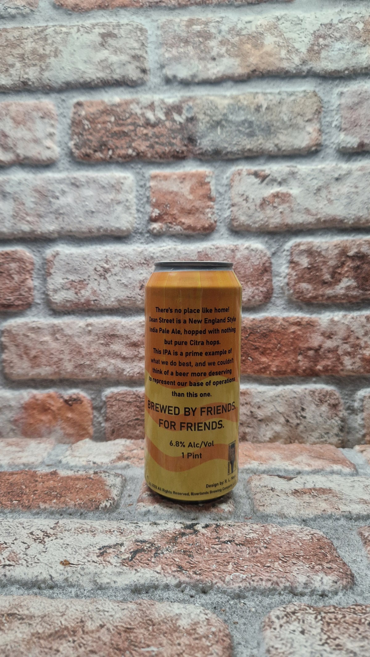 Riverlands Brewing Company Dean Street IPA - 47.3 CL (1 pint)