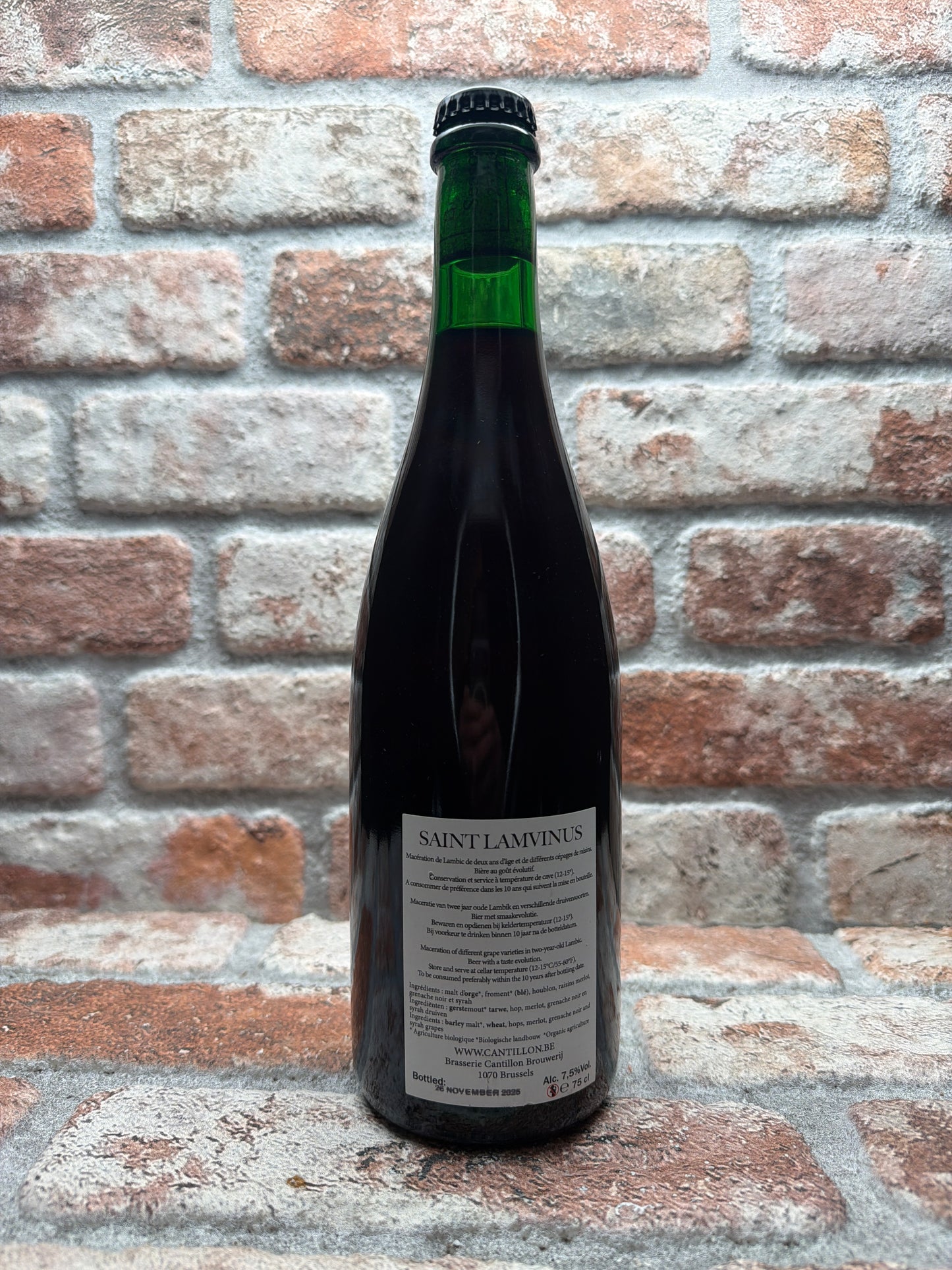 Brasserie Cantillon Saint Lamvinus (2025) Lambiek/Geuze - 75 CL